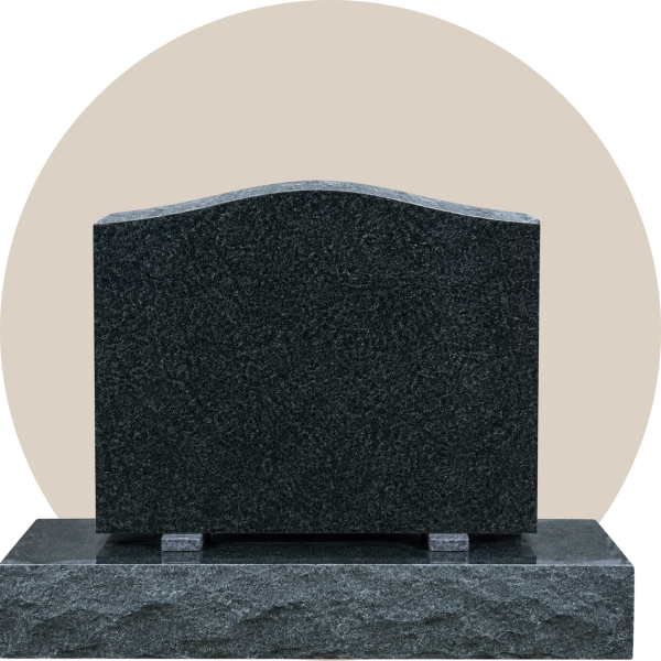 oliver green upright headstone